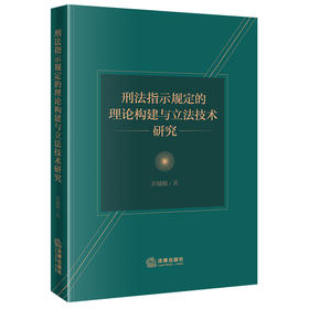刑法指示规定的理论构建与立法技术研究  彭辅顺著