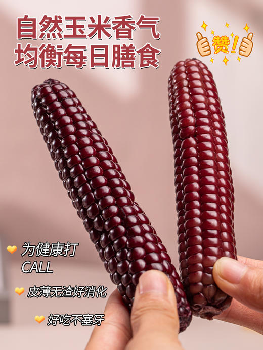 适合孩子的小棒玉米，不费腮帮子的紫糯拇指小苞谷！  基地直邮 商品图2