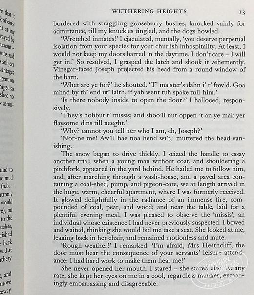 【中商原版】英法版 呼啸山庄 英文原版 Wuthering Heights Emily Bronte 法文原版 小语种 英文对照 商品图5