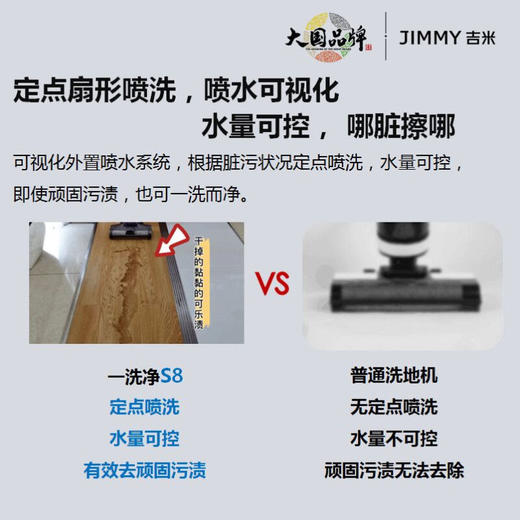 莱克洗地机全自动洗地拖地一体机无线手推式清洁地毯吸尘自清洁S8 标配 商品图2