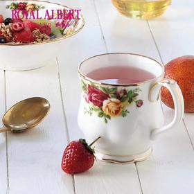 【6F】RoyaI AIbert皇家阿尔伯特 老镇玫瑰系列骨瓷马克杯圆底水杯茶杯子