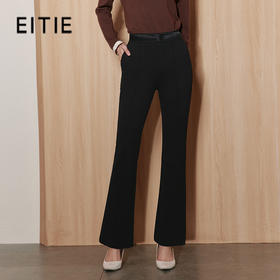 EITIE爱特爱秋季新款女裤时尚休闲修身显瘦高腰裤子7105812