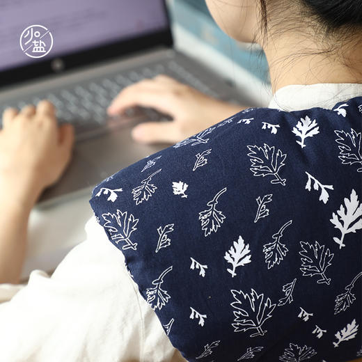 少点盐 蕲春艾绒披肩 空调房的防寒好物，居家办公护肩保暖 商品图4