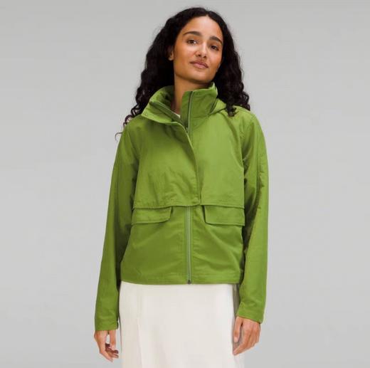点此购买 lululemon女士连帽休闲短款瑜伽上衣 zc 263341 商品图1