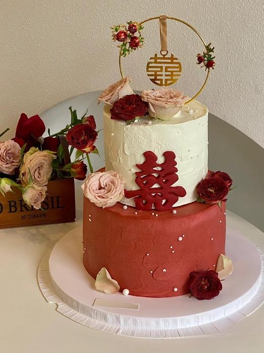 8+5订婚结婚蛋糕 商品图0