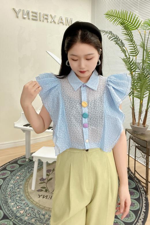 L1臣禾多巴胺穿搭亮色上衣K212051106 商品图2