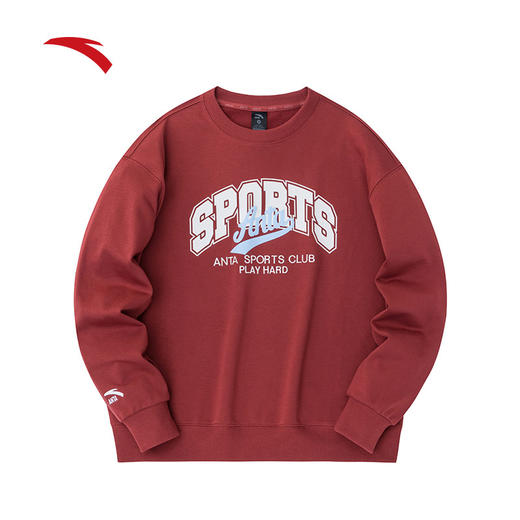 【XL断码】安踏运动风卫衣女秋季新款长袖圆领套头衫针织运动上衣162338707【库存有限，如无货将做退款，介意慎拍！】 商品图4