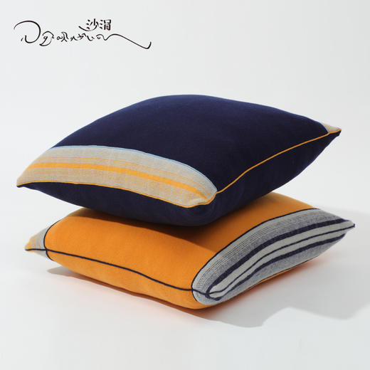 西藏手工艺氆氇羊绒抱枕SJF95P730W 商品图2