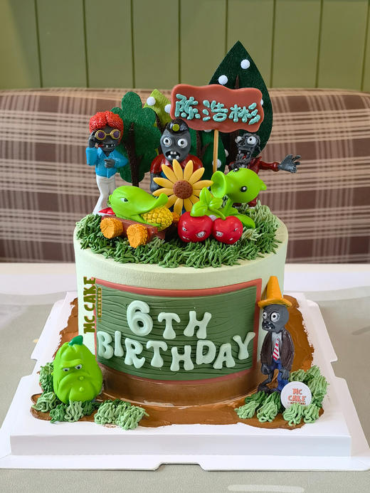 植物大战僵尸玩具蛋糕 商品图0