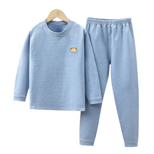 儿童德绒保暖内衣冬季加绒加厚无骨男女童速热打底睡衣家居服套装 商品图4