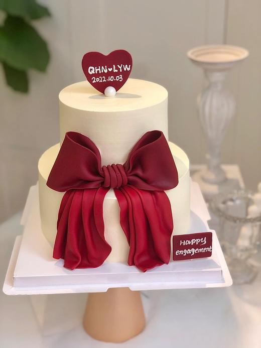始于初见8+5订婚结婚蛋糕 商品图0