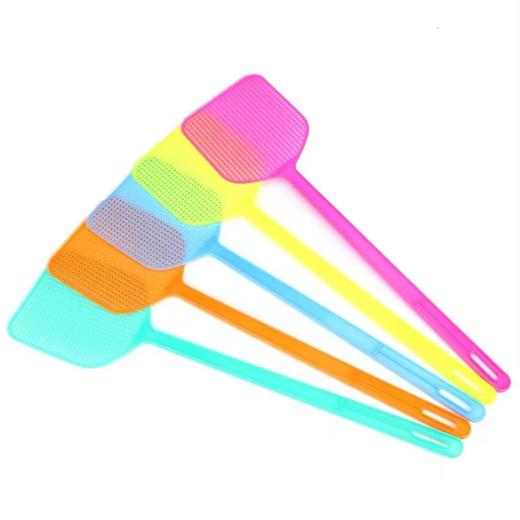 优质塑料苍蝇拍子蚊蝇拍蚊虫拍家用灭苍蝇拍蚊子蝇子拍神器颜色图形随机1把 商品图0