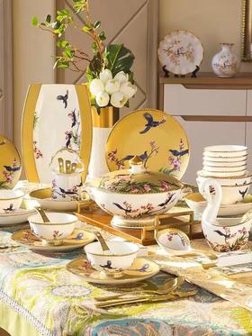 72头琴瑟和鸣餐具