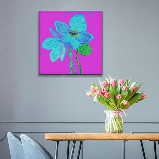 多喜爱高清数码布艺装饰画 现代艺术花卉挂画幻花系列cs 商品图5