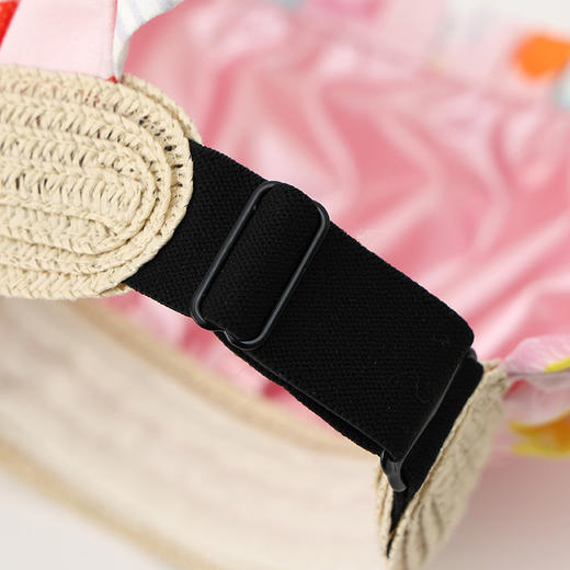 笛莎女童帽子2023年夏季新款儿童趣味时尚可爱小女孩印花防晒帽 商品图3