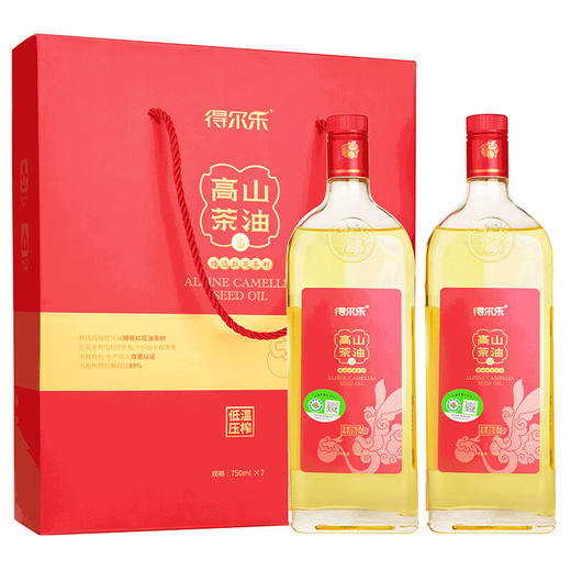 得尔乐高山茶油礼盒750ml*2 商品图0