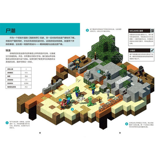 我的世界 玩家对战游戏指南 11-14岁 MOJANG 著 智力开发 商品图1