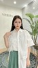 S1臣禾白色宽松衬衫K212054104 商品缩略图0