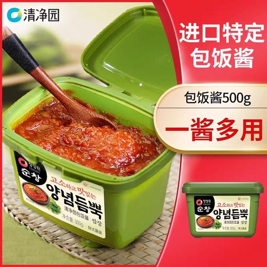 清净园烤肉蘸酱包饭生菜酱500g청정원순창쌈장500g 商品图3