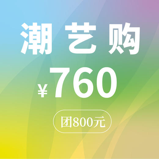 “潮艺购”主题代金券（760元团800元） 商品图0
