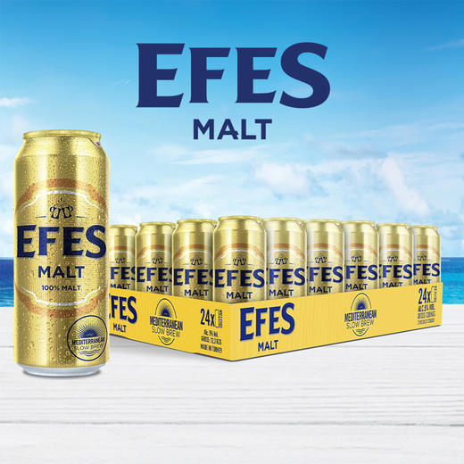 土耳其艾菲纯麦(MALT)防尘罐罐装啤酒 500ml 商品图1