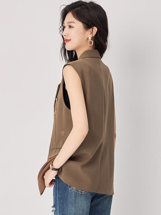 通勤气质，大气显瘦百搭休闲西装马甲外套WLZD-2318211 商品图1