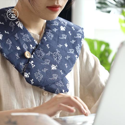 少点盐 蕲春艾绒披肩 空调房的防寒好物，居家办公护肩保暖 商品图3