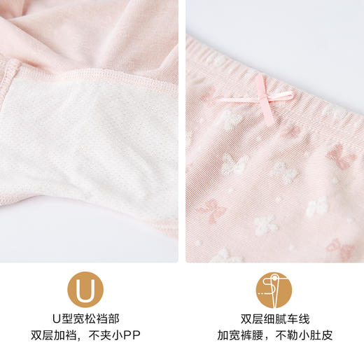 笛莎童装女童小内裤2023年夏季新款儿童可爱卡通印花平角裤组合装 商品图3