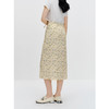 NEELLY纳俪商场同款碎花半身裙女早秋新款法式垂感开叉显瘦中长裙N23081E01096 商品缩略图4