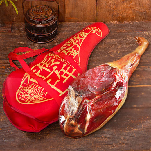 金字金华火腿5kg10斤大火腿整腿优级足年发酵冬腿手提礼品袋 商品图0