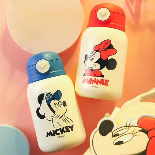 韩国BEDDYBEAR杯具熊糯米迪士尼316不锈钢吸管杯保温杯530ml RT107-530 商品图4