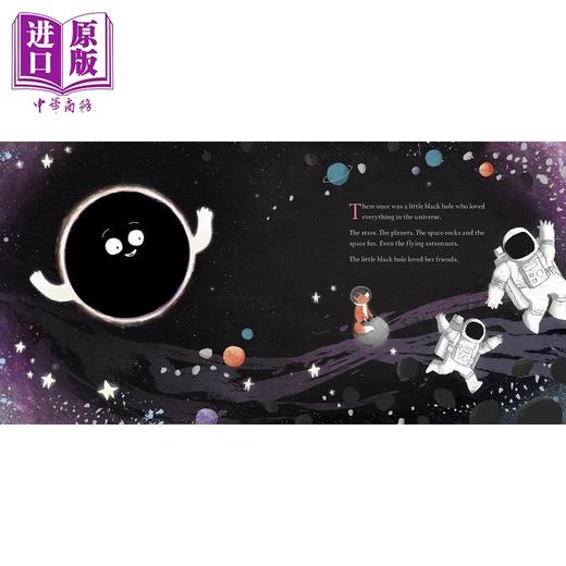 【中商原版】小黑洞 Alex Willmore Little Black Hole 英文原版 儿童故事绘本 知识百科图画书 科学故事 进口儿童读物 精装 商品图2