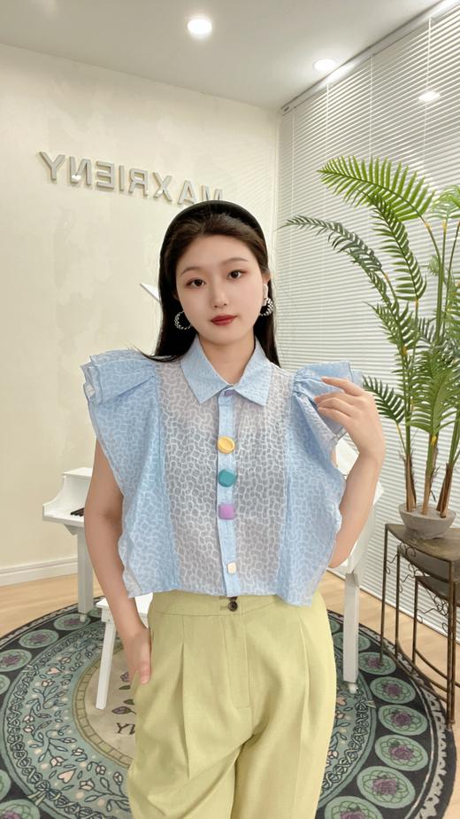 L1臣禾多巴胺穿搭亮色上衣K212051106 商品图4