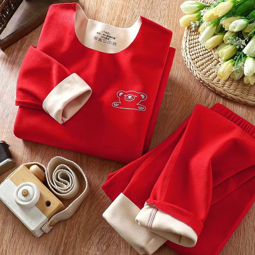 儿童德绒套装秋冬新款男童秋衣秋裤套装中大童保暖内衣套装童装 商品图2