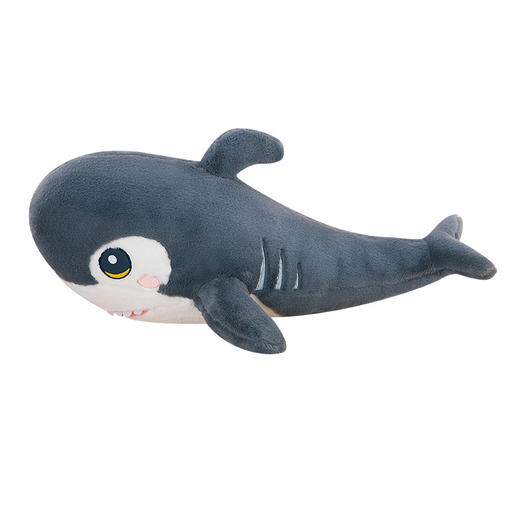 大眼鲨鱼毛绒玩具公仔 海洋生物大号娃娃 商品图4