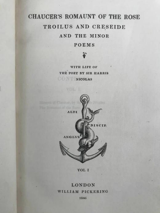 1822-46年 经典版本 乔叟作品集（全8卷） 真皮精装32开 商品图2