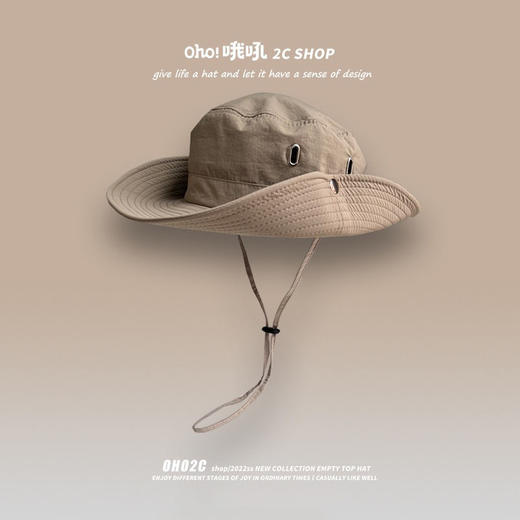 SENMBALILY夏季登山防晒牛仔帽 商品图1