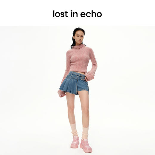 [捡漏价]lost in echo秋季设计师品牌时尚休闲百搭圆头厚底增高面包板鞋女 商品图4