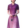 MYF 渐变紫改良新款新中式妈妈装素雅显瘦日常可穿 商品缩略图4