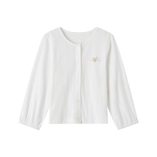 笛莎童装女童空调衫夏装洋气纯棉薄款上衣针织开衫儿童防晒衣外套 商品图5