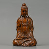 清 竹雕观音像 商品缩略图0