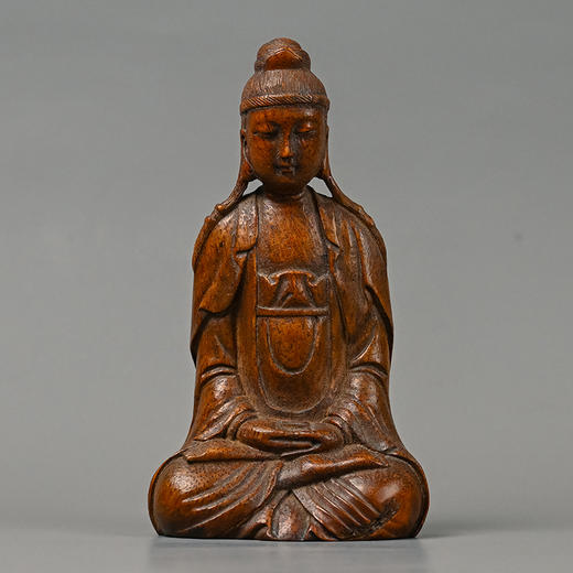 清 竹雕观音像 商品图0