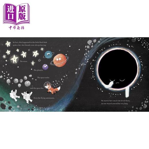 【中商原版】小黑洞 Alex Willmore Little Black Hole 英文原版 儿童故事绘本 知识百科图画书 科学故事 进口儿童读物 精装 商品图4
