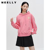 NEELLY纳俪商场同款粉色连帽卫衣秋季新款显瘦长袖休闲套头上衣女N23082J01110 商品缩略图0
