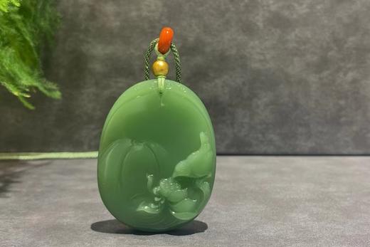 【御珠宫坊·传承系列】碧玉花鸟牌 商品图0