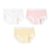 笛莎童装女童小内裤2023年夏季新款儿童纯色抑菌三角花边裤组合装 商品缩略图4