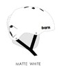 23/24BERN头盔Team Macon Classic Matte White 商品缩略图0