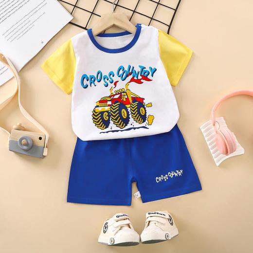 儿童短袖套装夏季纯棉男童衣服薄款新款女童t恤夏装宝宝童装 商品图1