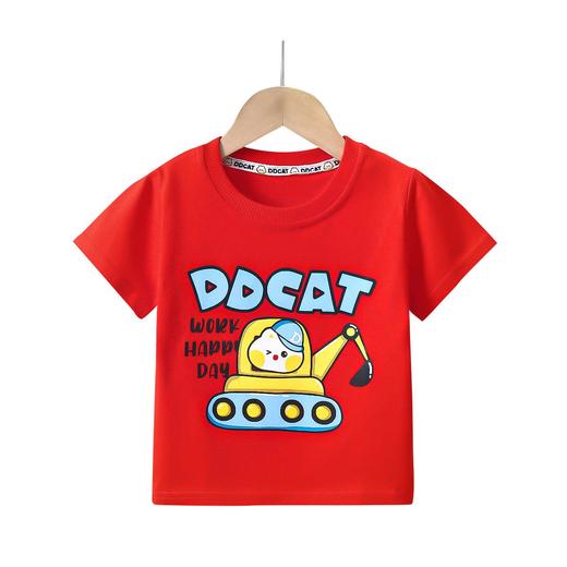 儿童短袖t恤纯棉夏季新款2023男童宝宝卡通女童短袖韩版上 衣童装 商品图4