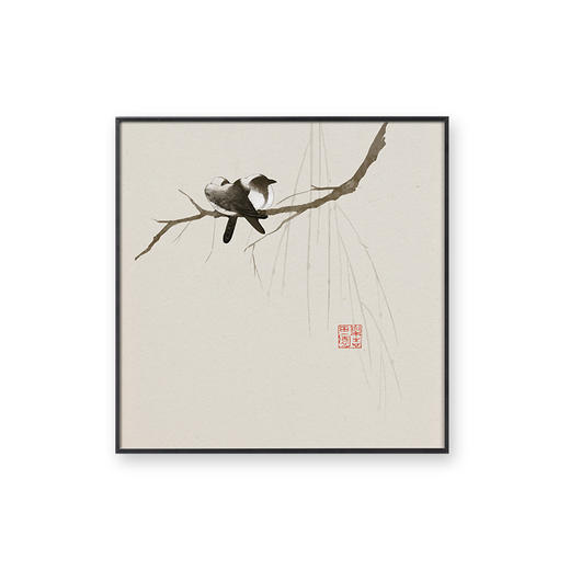 多喜爱高清数码布艺装饰画 新中式水墨画乐至田园系列cs 商品图4